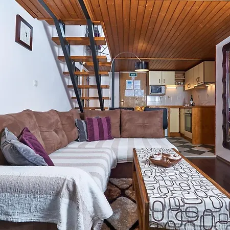 With Garden Next To Beach And Old Town