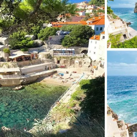 With Garden Next To Beach And Old Town Dubrovnik